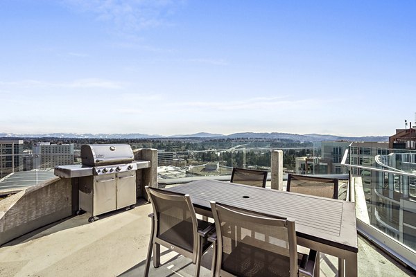patio at Soma Towers Apartments