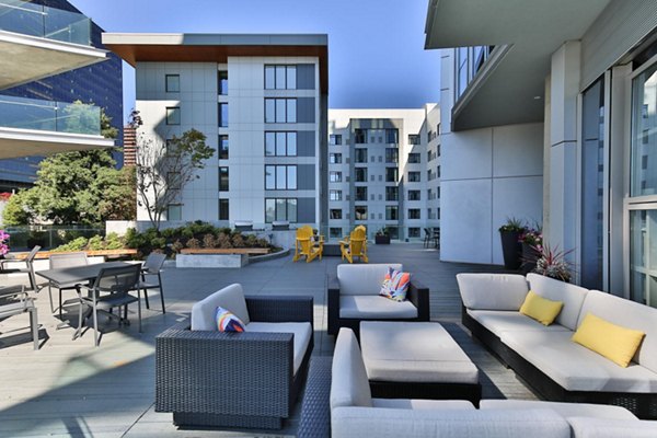 patio at Soma Towers Apartments