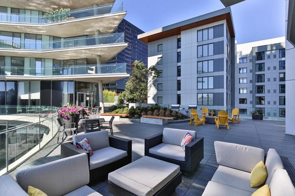 patio at Soma Towers Apartments