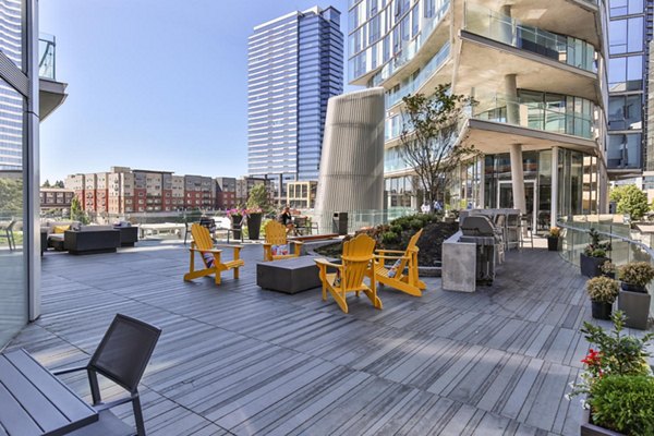patio at Soma Towers Apartments