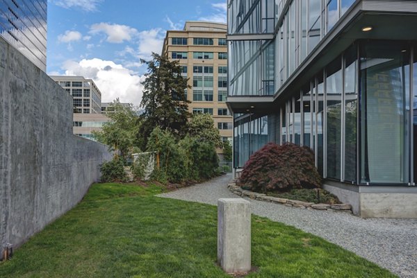 patio at Soma Towers Apartments