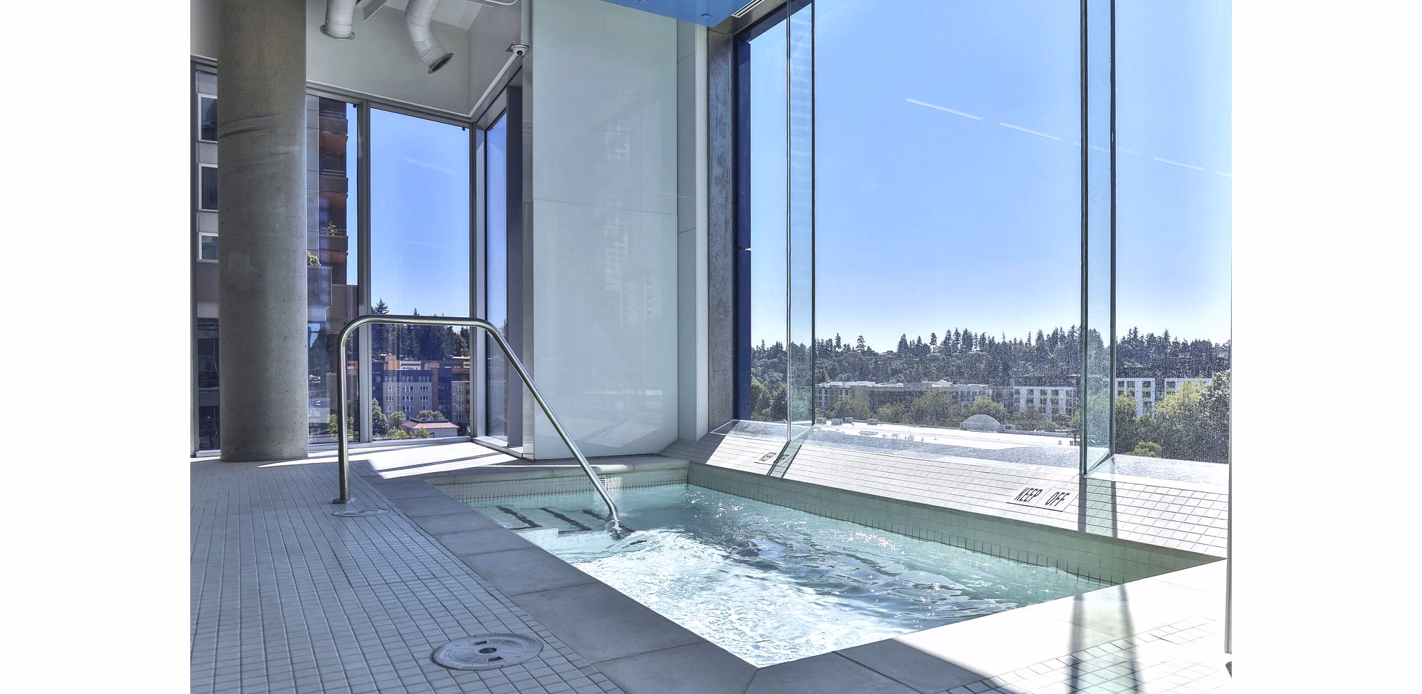 pool at Soma Towers Apartments