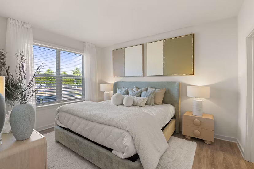 bedroom at East Mint Apartments