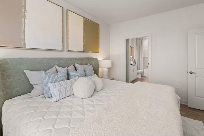 bedroom at East Mint Apartments