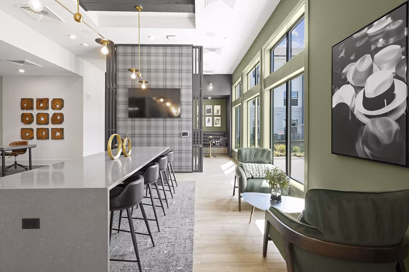 clubhouse at East Mint Apartments