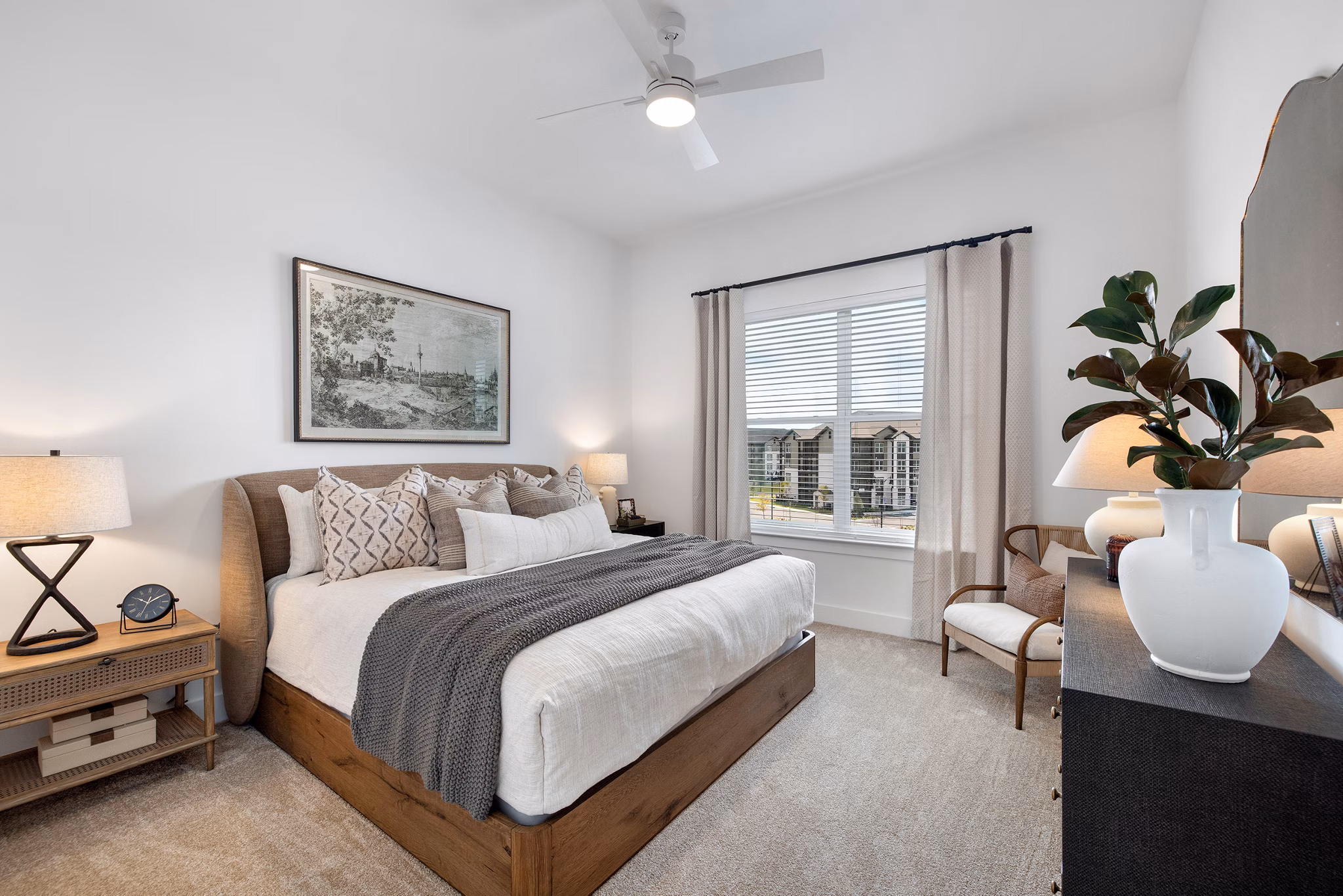 bedroom at Silas Park Apartments 