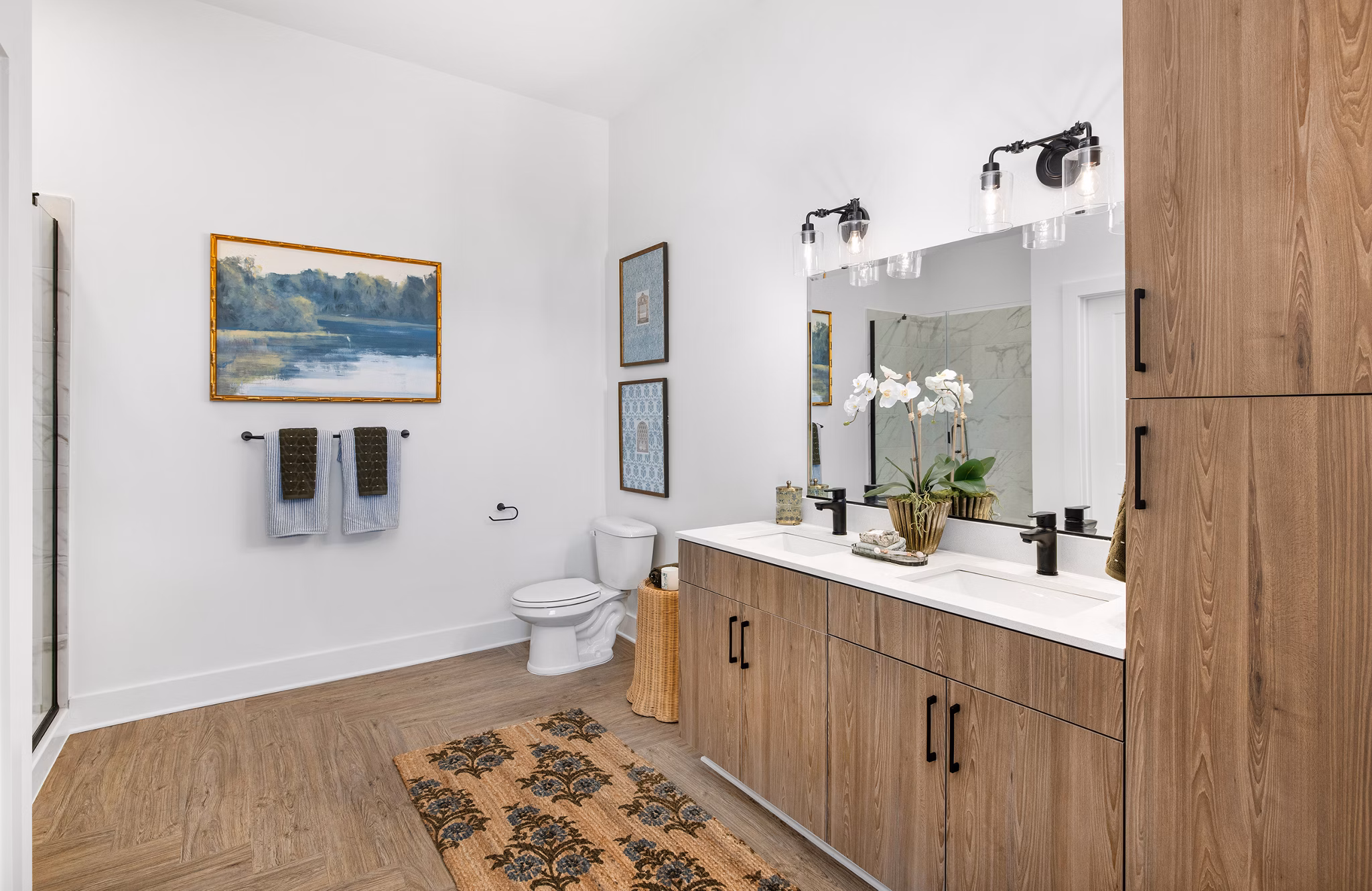 bathroom at Silas Park Apartments 