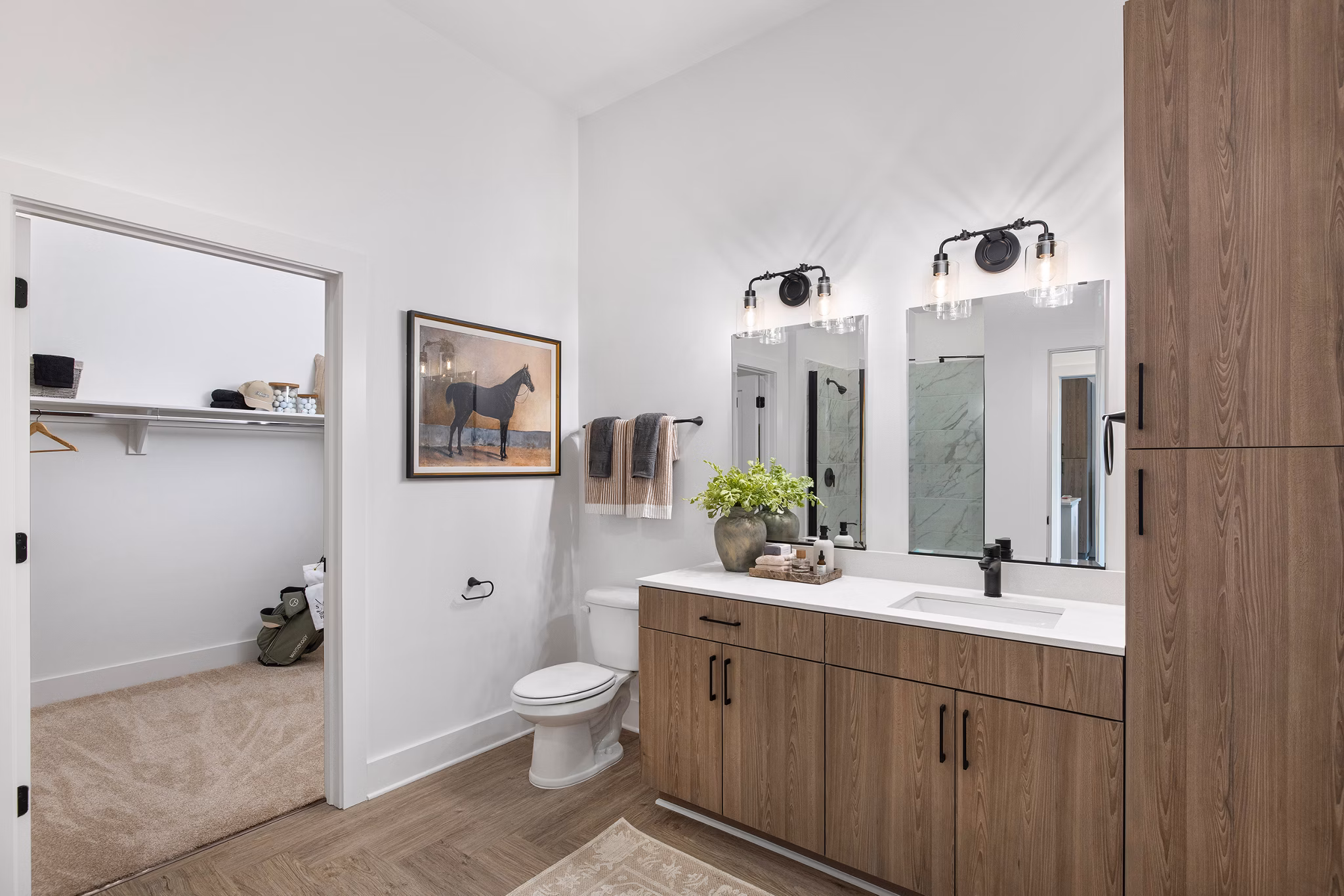 bathroom at Silas Park Apartments 