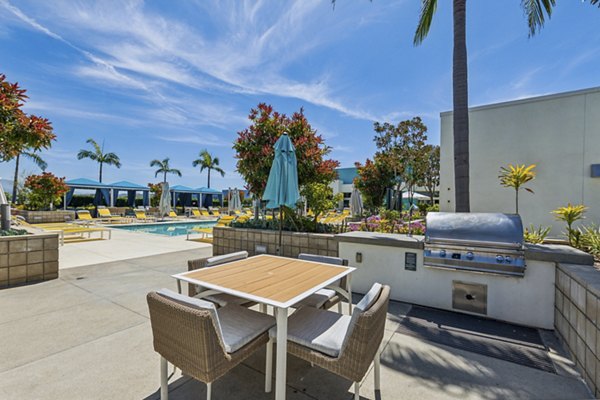 grill area at Nineteen01 Apartments 