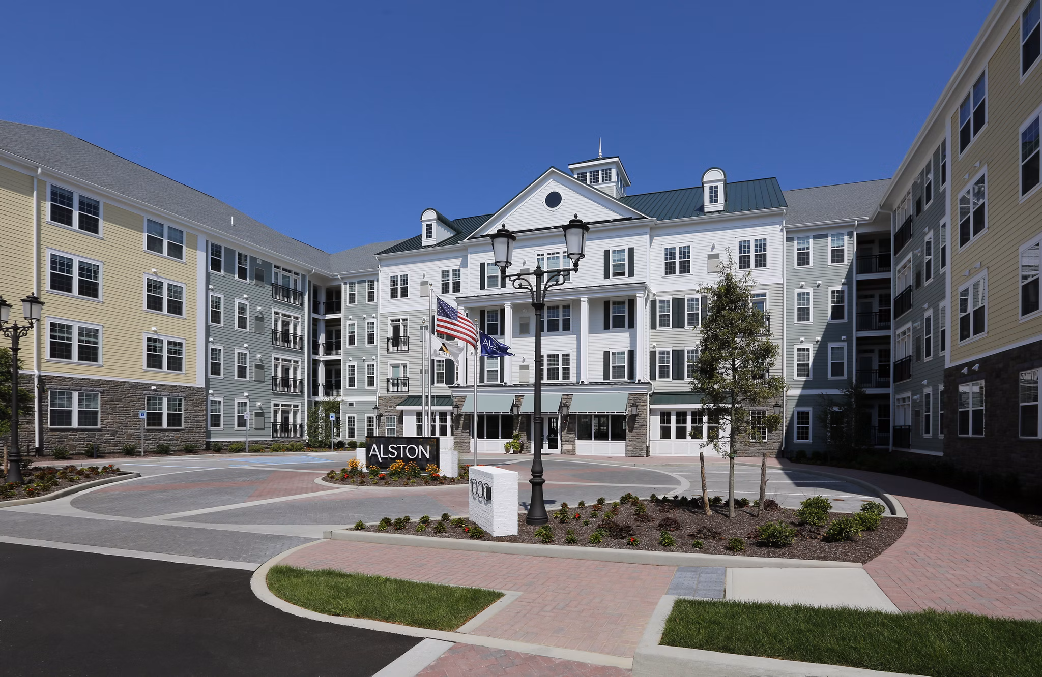 exterior at Alston at Station Yards Apartments 