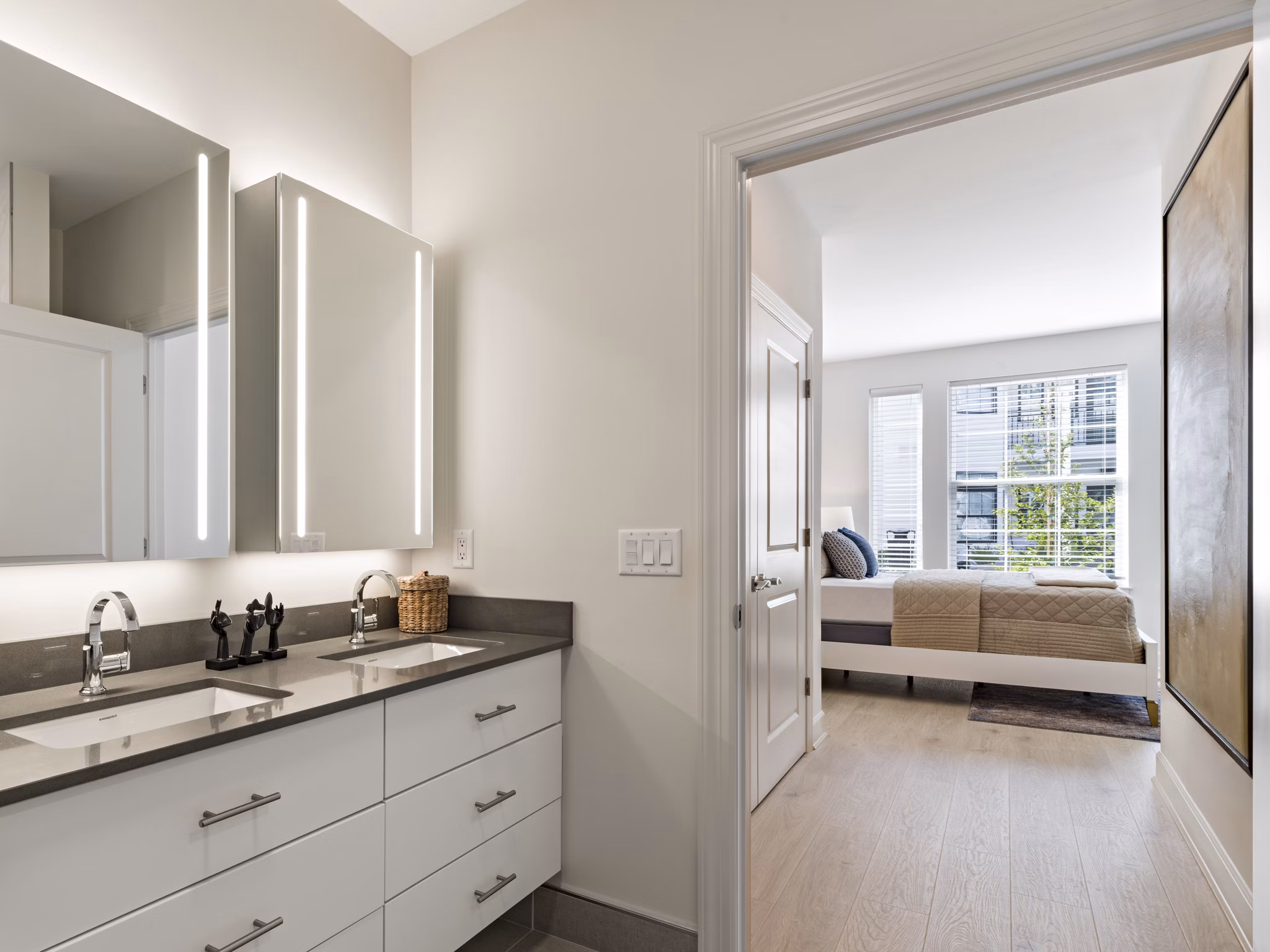 Bathroom at The Core Apartments
