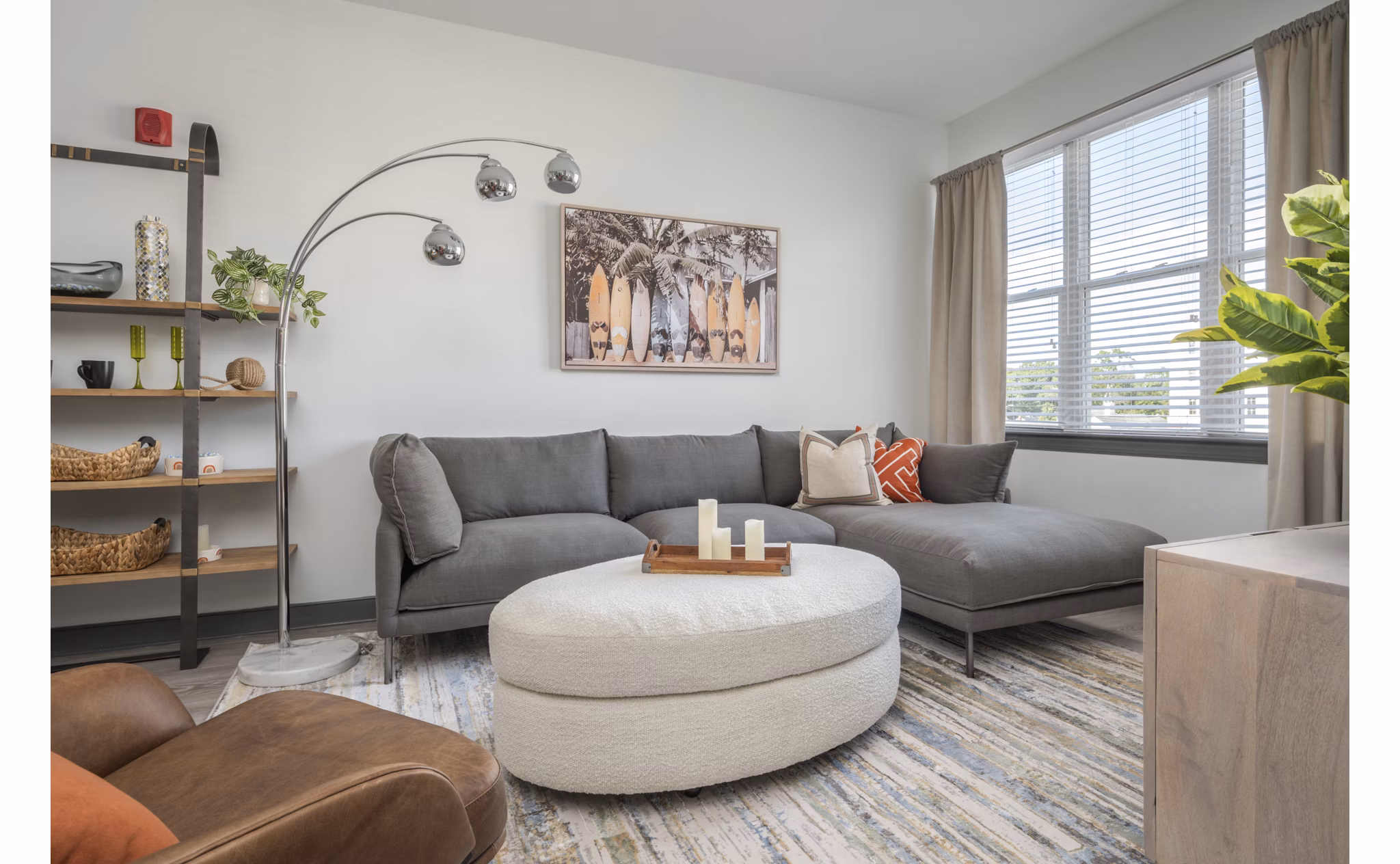 living room at The Core Apartments
