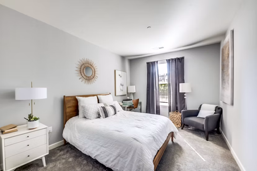 bedroom at New Village at Patchogue Apartments