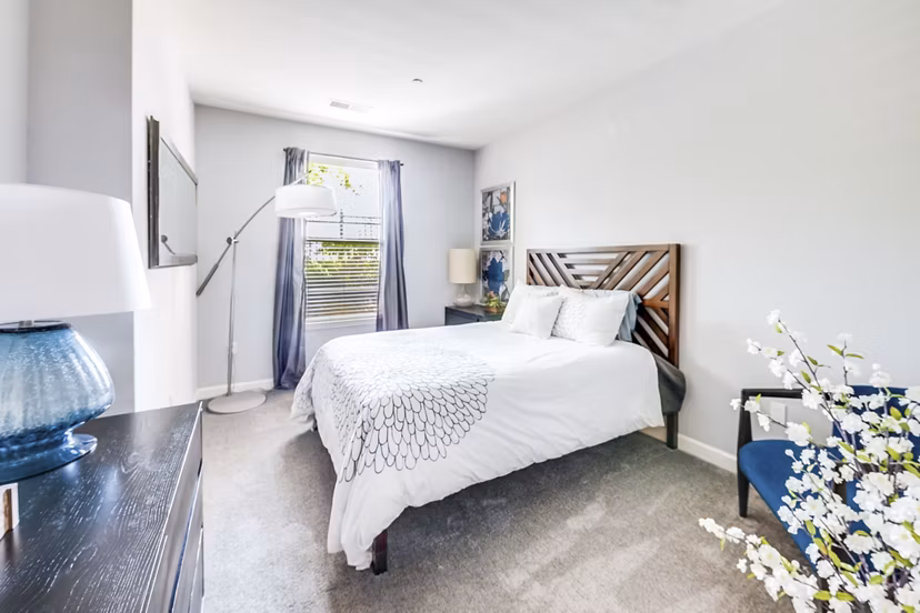bedroom at New Village at Patchogue Apartments