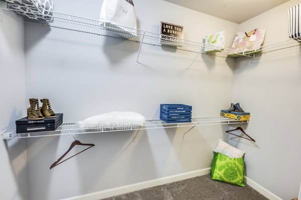 bedroom closet at New Village at Patchogue Apartments