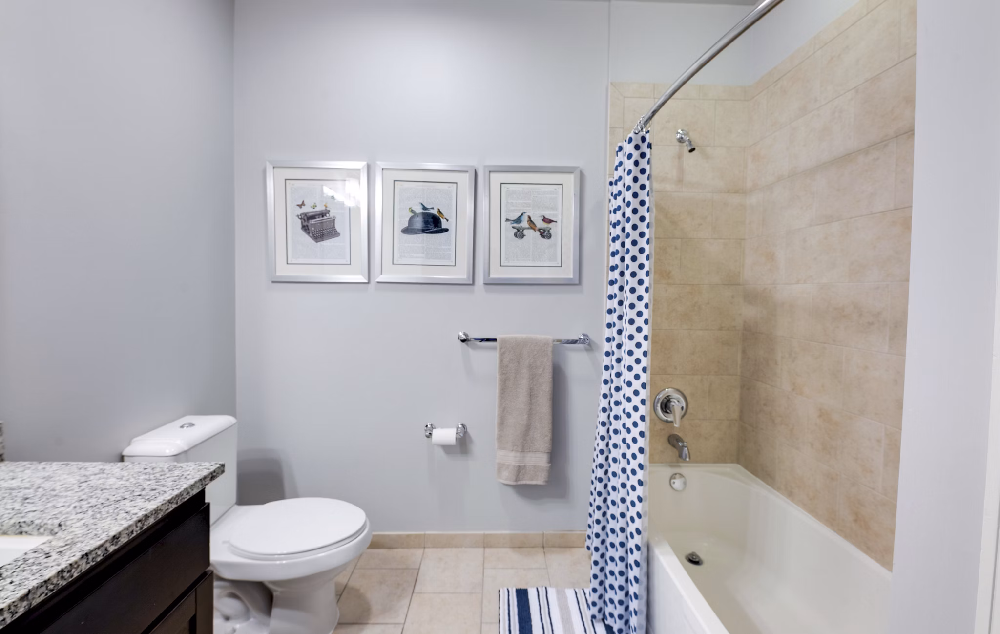 bathroom at New Village at Patchogue Apartments