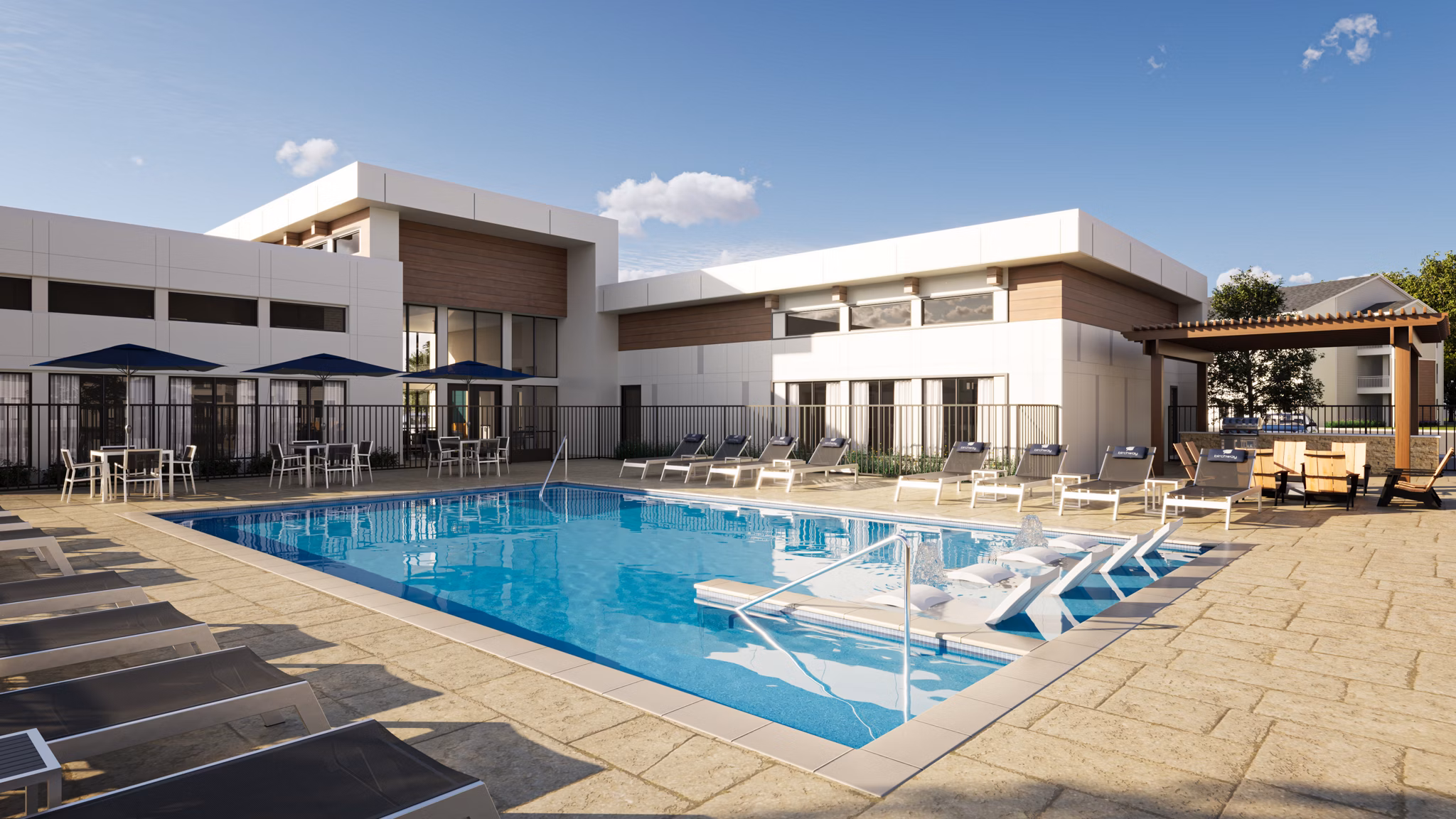 rendering for Birchway Quarry Falls Phase I Apartments