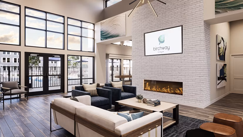 rendering for Birchway Quarry Falls Phase I Apartments