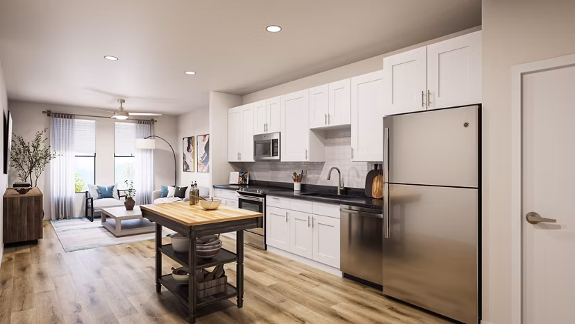 rendering for Birchway Quarry Falls Phase I Apartments