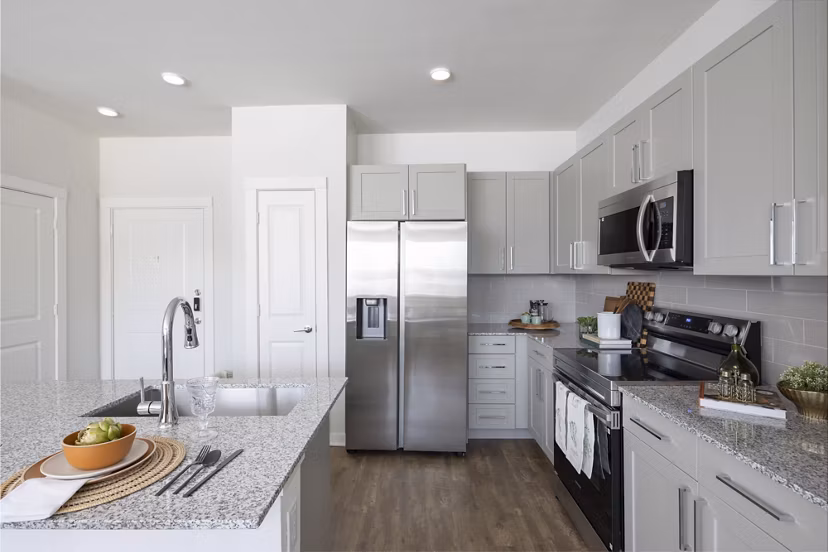 kitchen at Prose On The Range Apartments