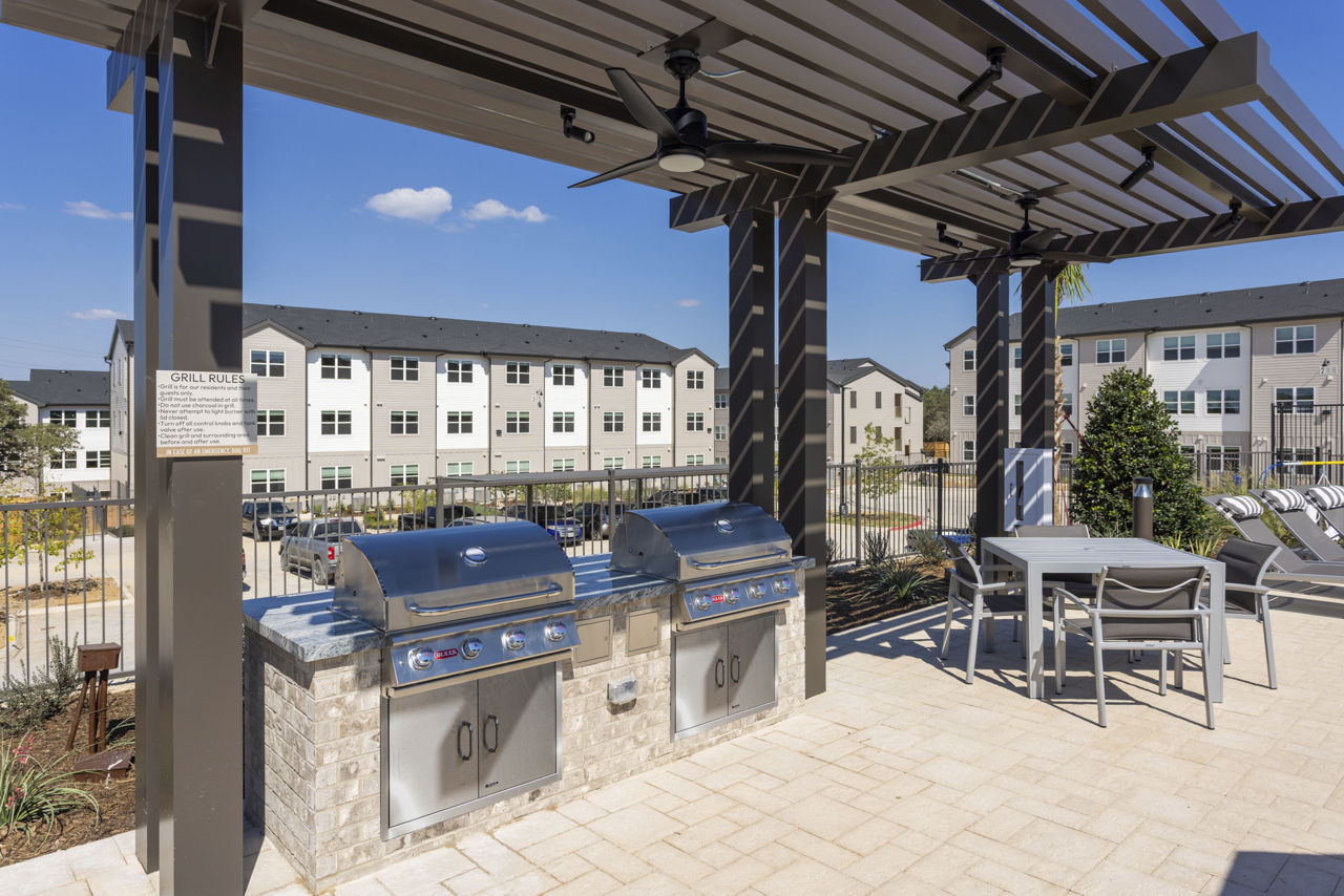 Grill area at Prose On The Range