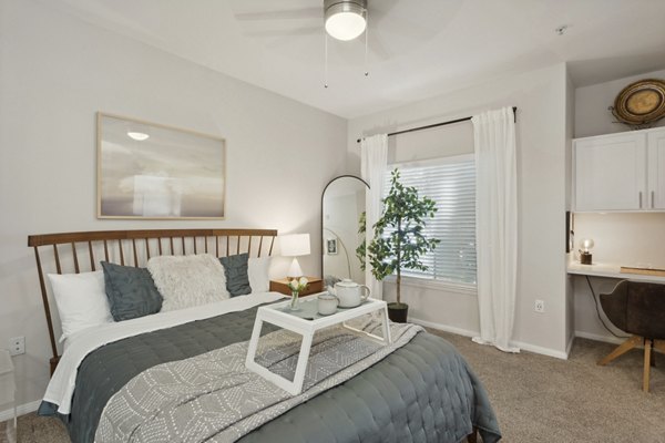 bedroom at Monticello at Southport Apartments
