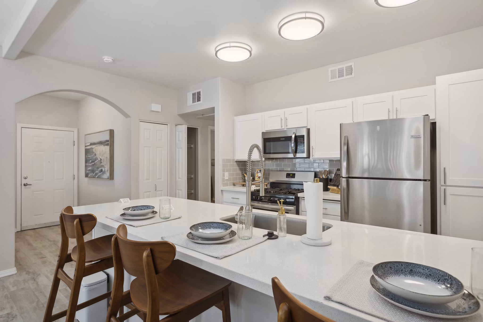 kitchen at Monticello at Southport Apartments