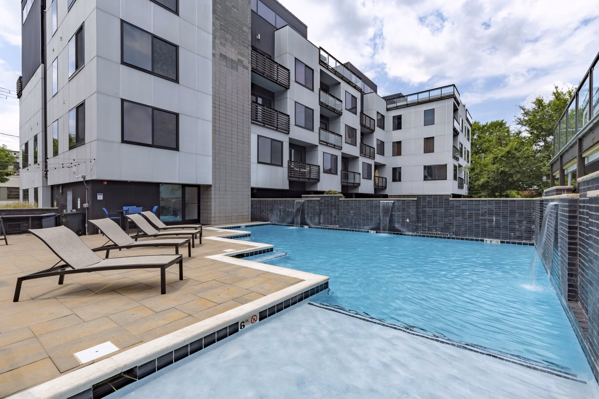 pool at The Masonry Apartments