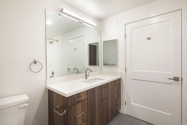 bathroom at Lucia at Aviara Apartments