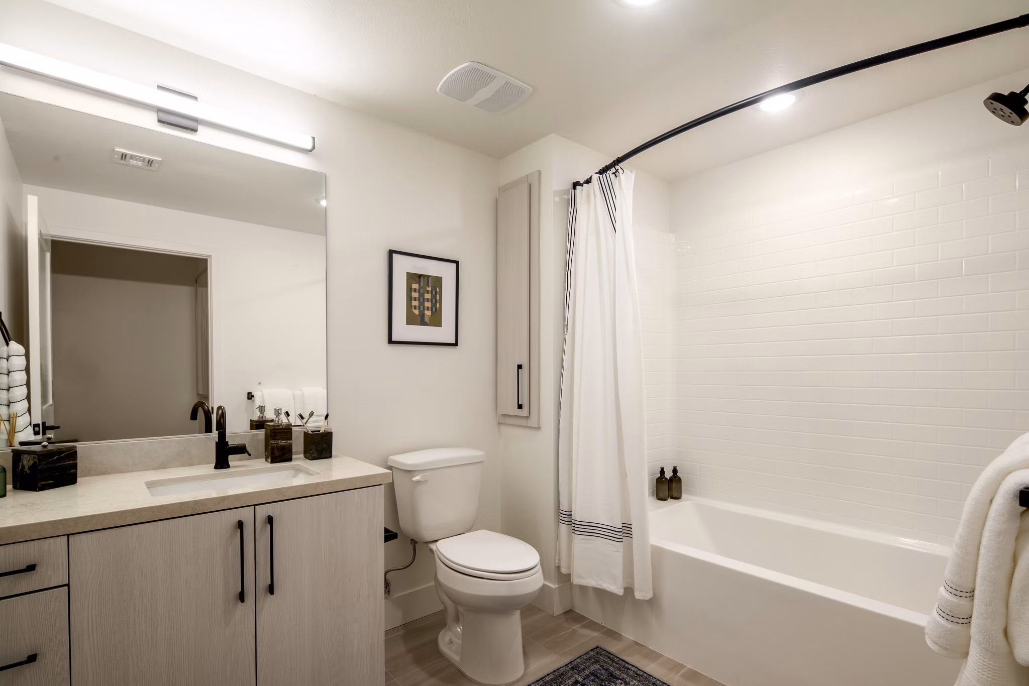 bathroom at Lucia at Aviara Apartments