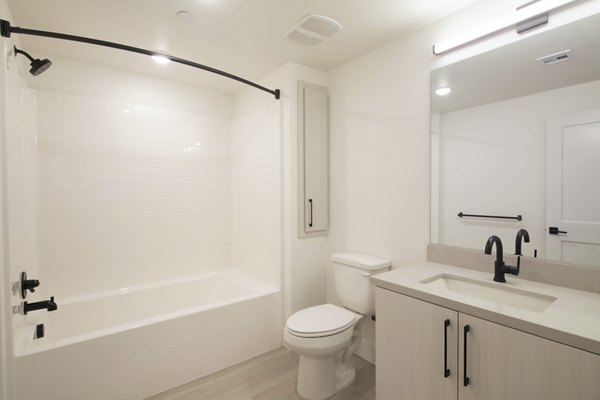bathroom at Lucia at Aviara Apartments