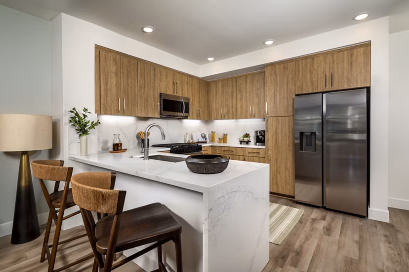 kitchen at Lucia at Aviara Apartments 