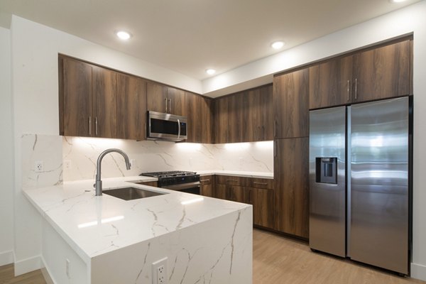 kitchen at Lucia at Aviara Apartments
