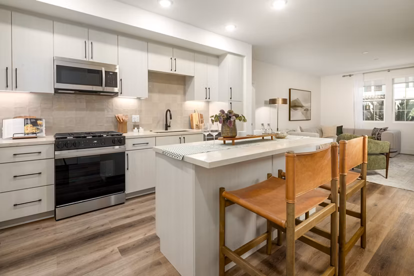 kitchen at Lucia at Aviara Apartments 
