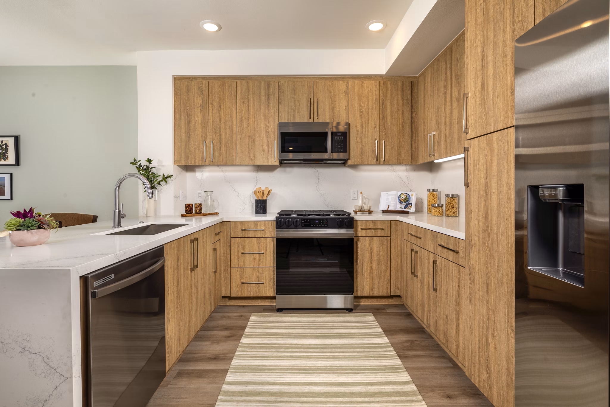 kitchen at Lucia at Aviara Apartments