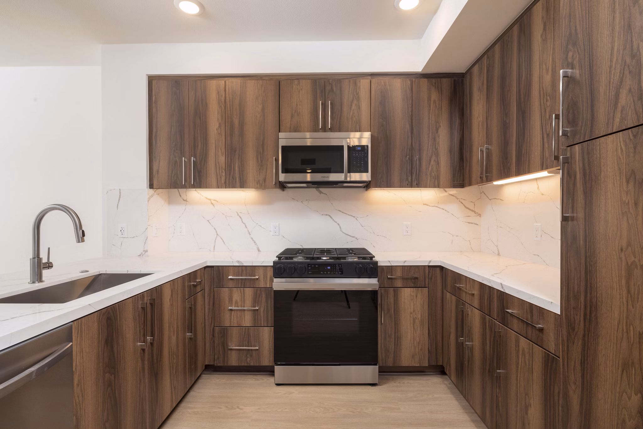 kitchen at Lucia at Aviara Apartments