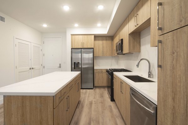 kitchen at Lucia at Aviara Apartments