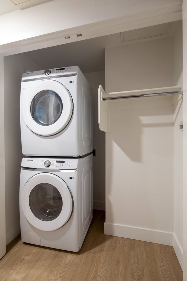 laundry room at Lucia at Aviara Apartments