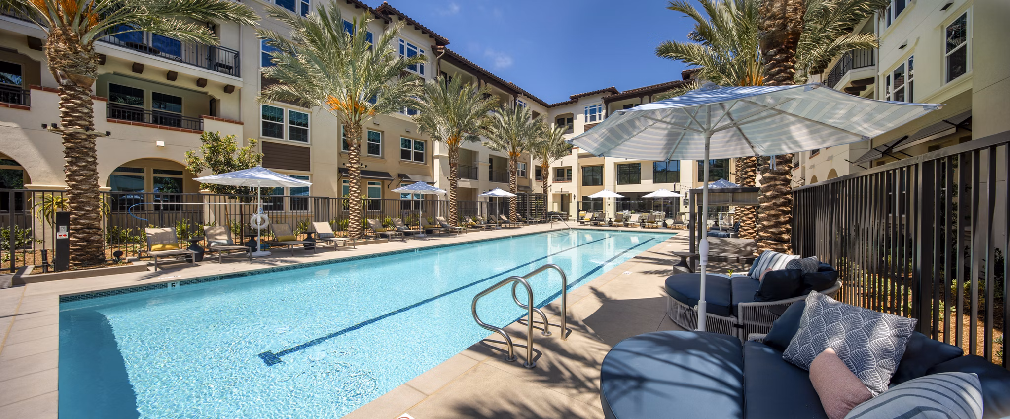 pool at Lucia at Aviara Apartments
