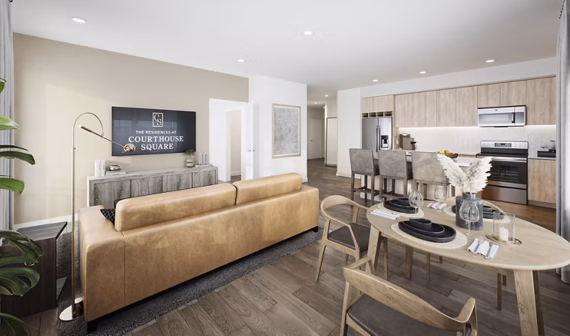 rendering at  The Residences at Courthouse Square Apartments