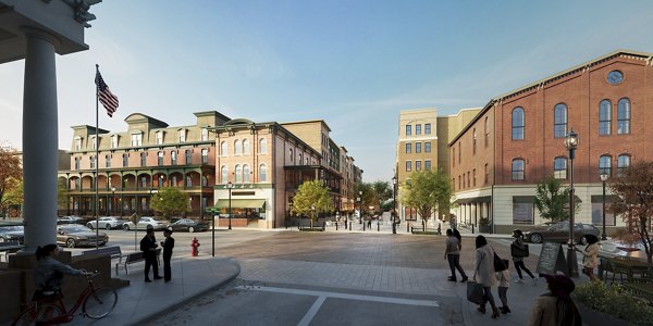rendering at  The Residences at Courthouse Square Apartments