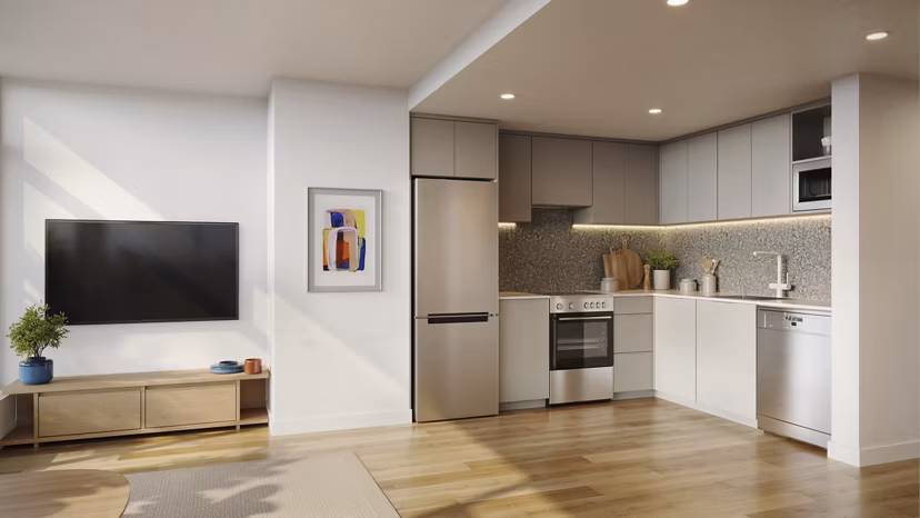 rendering at Comma King George Apartments