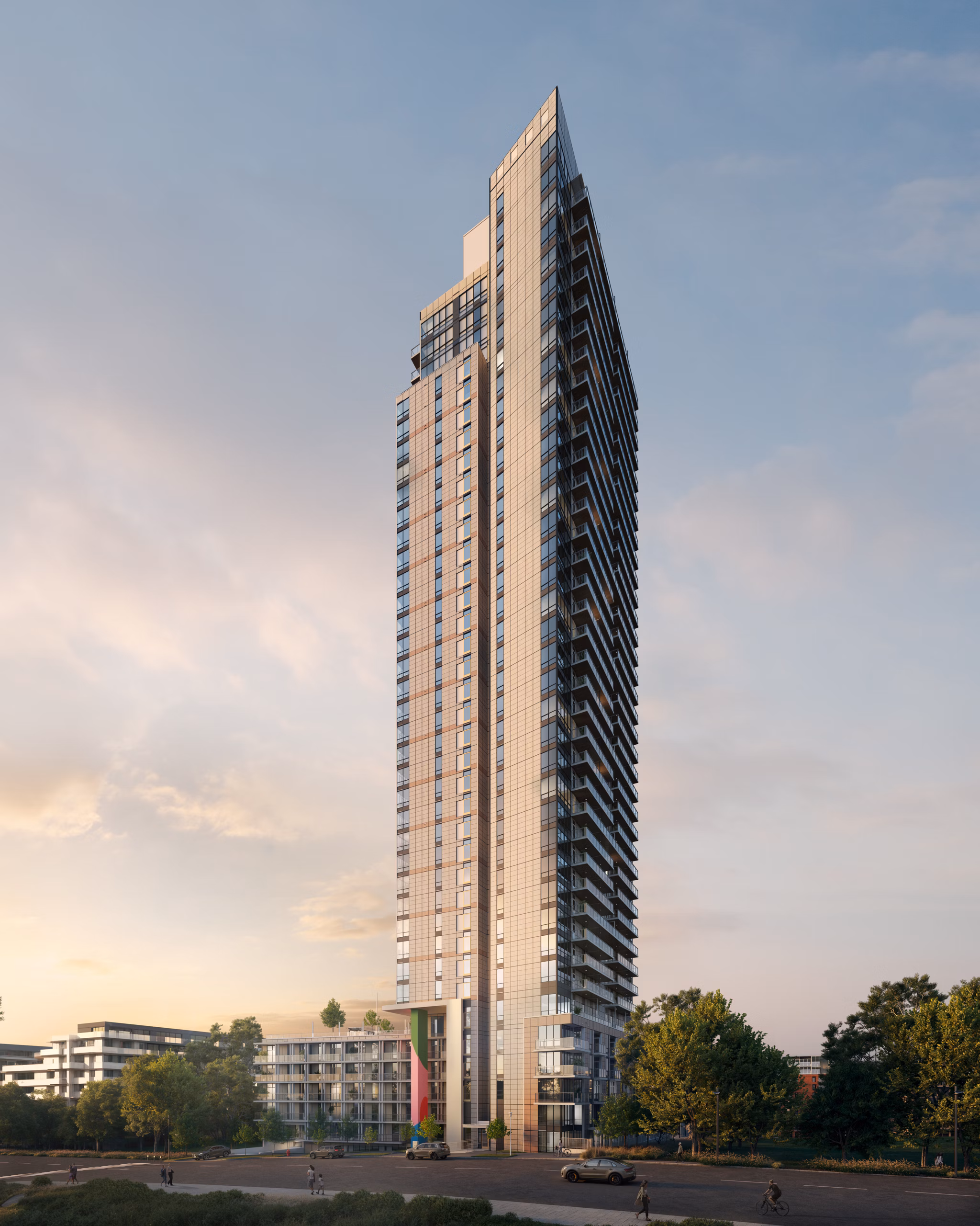 rendering at Comma King George Apartments