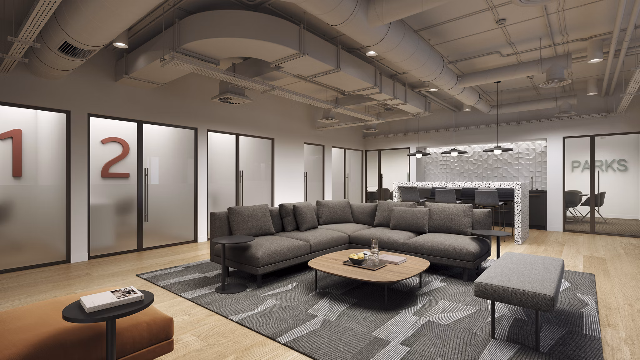 rendering at Comma King George Apartments
