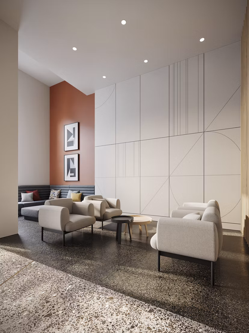 rendering at Comma King George Apartments