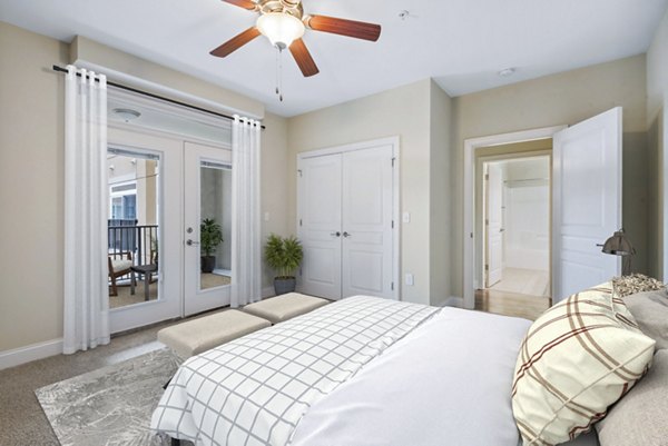 bedroom at Ayrsley Lofts Apartments