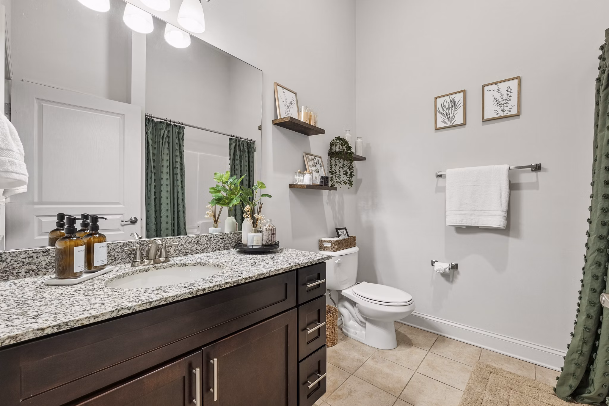 Bathroom at Ayrsley Lofts Apartments