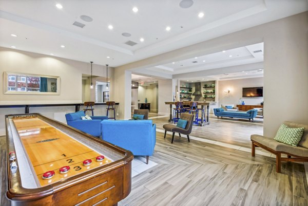 clubhouse game room at Ayrsley Lofts Apartments