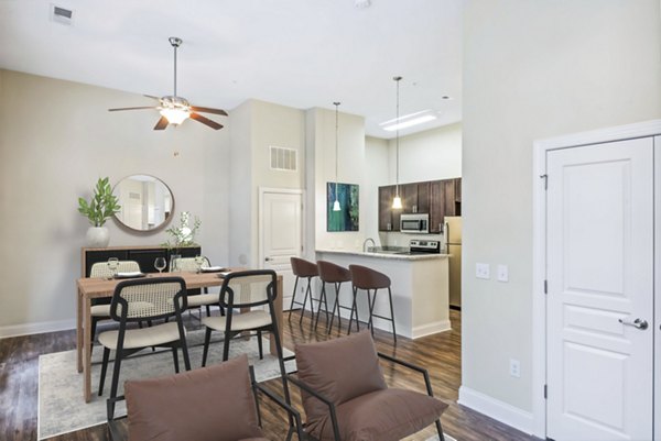 dining room at Ayrsley Lofts Apartments