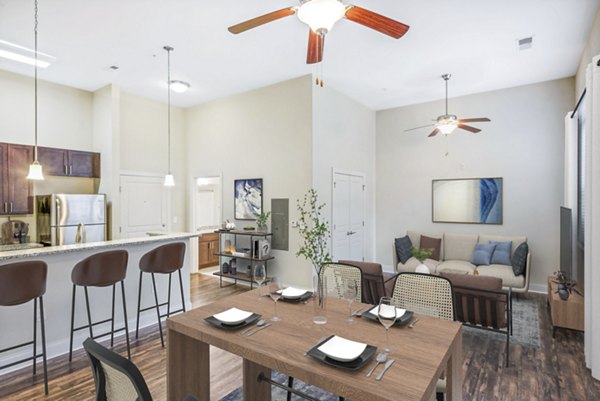dining room at Ayrsley Lofts Apartments